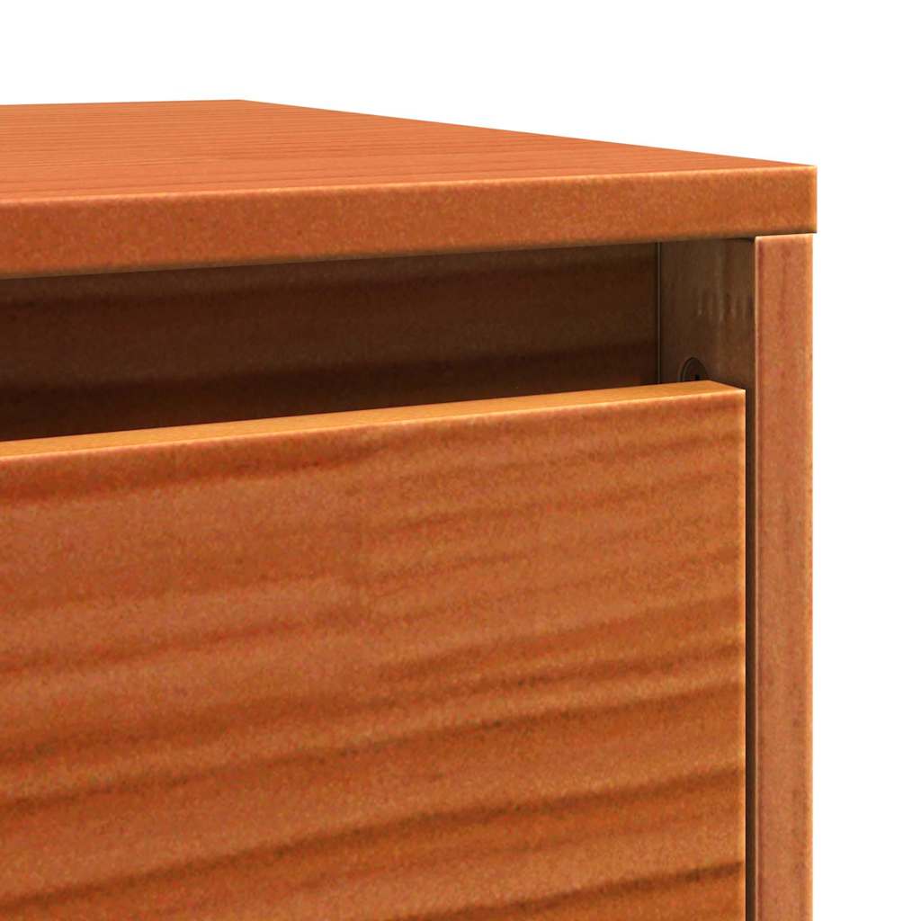 Armadietto a muro Marrone cerato 100 x 30 x 35 cm Pino massello | homemem39