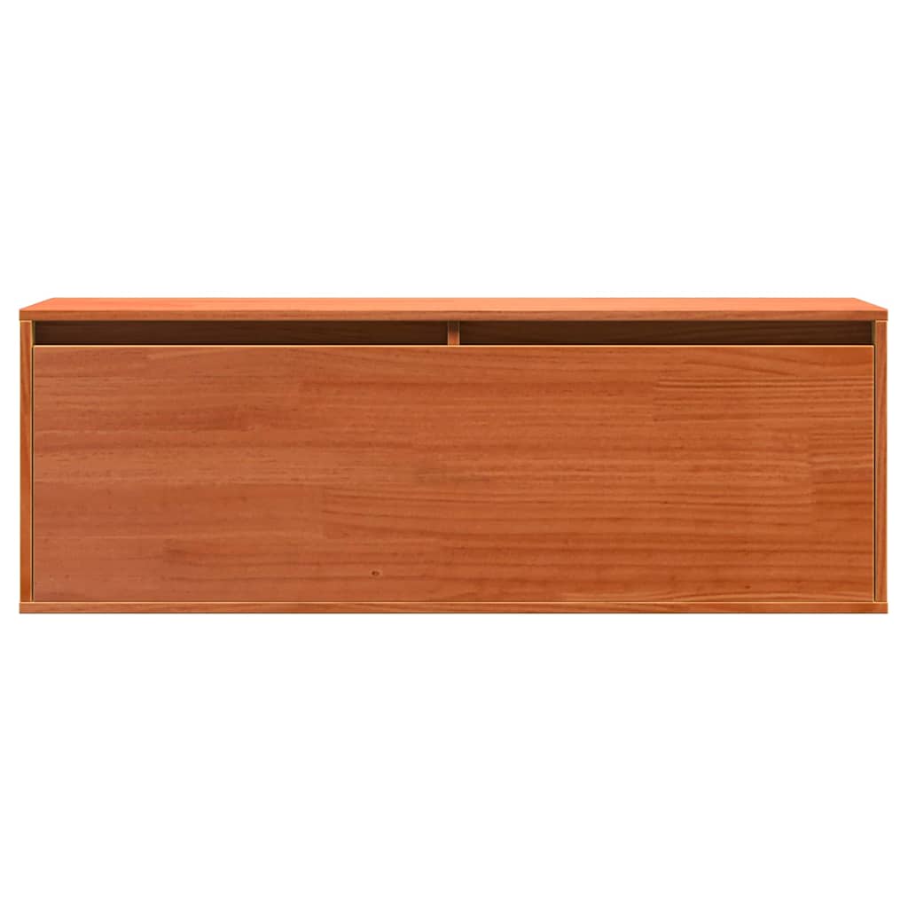 Armadietto a muro Marrone cerato 100 x 30 x 35 cm Pino massello | homemem39