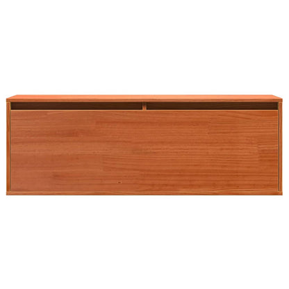 Armadietto a muro Marrone cerato 100 x 30 x 35 cm Pino massello | homemem39
