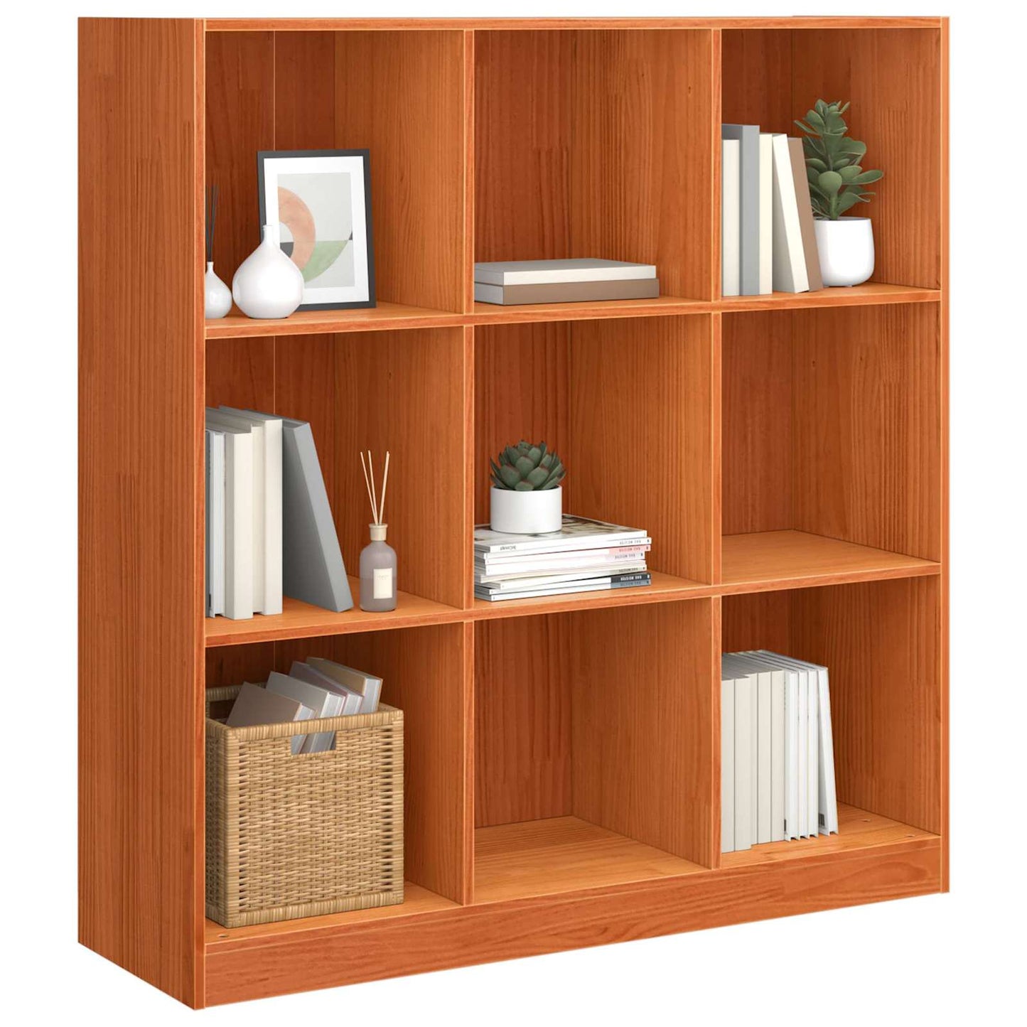 Armadio per Libri Marrone cerato 104 x 33 x 110 cm