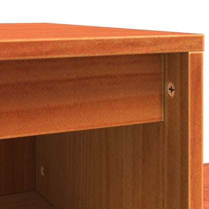 Armadio da Notte con cassetto Marrone cerato 60 x 34 x 51 cm