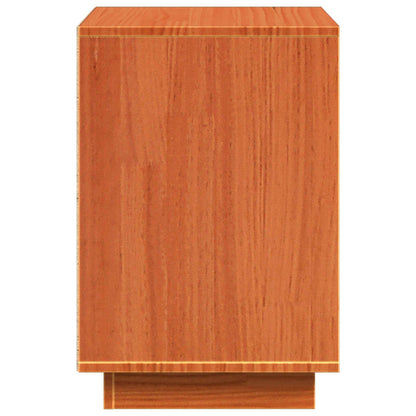 Armadio da Notte con cassetto Marrone cerato 60 x 34 x 51 cm