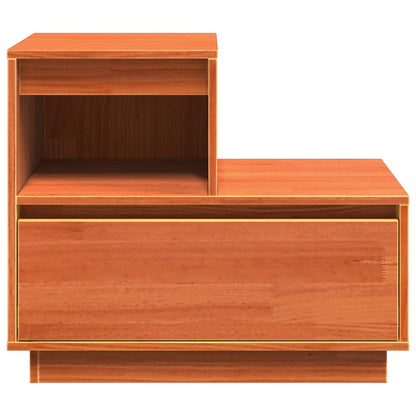Armadio da Notte 2 pcs Marrone cerato 60 x 34 x 51 cm