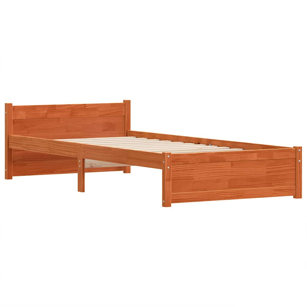 Struttura del letto Marrone cerato 195,5 x 95,5 x 51 cm | homemem39
