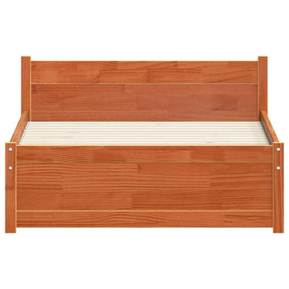 Struttura del letto Marrone cerato 195,5 x 95,5 x 51 cm | homemem39