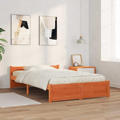 Struttura del letto Marrone cerato 195,5 x 125,5 x 51 cm | homemem39
