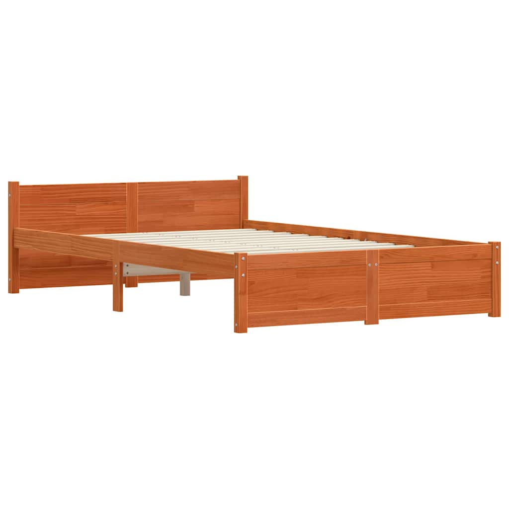 Struttura del letto Marrone cerato 195,5 x 125,5 x 51 cm | homemem39