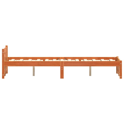 Struttura del letto Marrone cerato 195,5 x 125,5 x 51 cm | homemem39