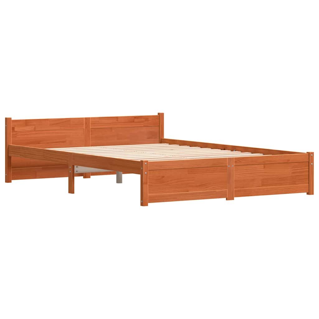 Struttura del letto Marrone cerato 205,5 x 145,5 x 51 cm | homemem39