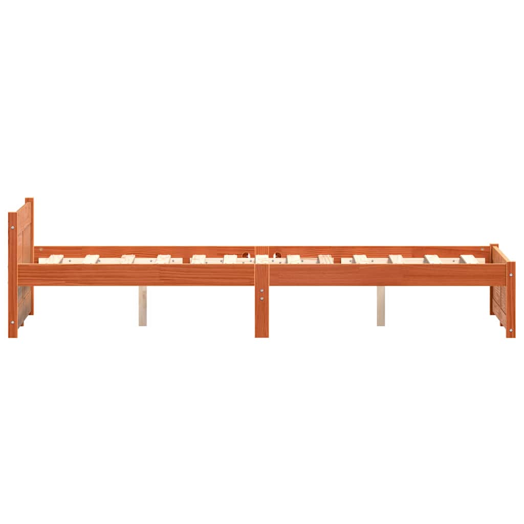 Struttura del letto Marrone cerato 205,5 x 155,5 x 51 cm | homemem39