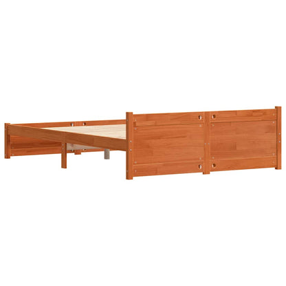 Struttura del letto Marrone cerato 205,5 x 165,5 x 51 cm | homemem39