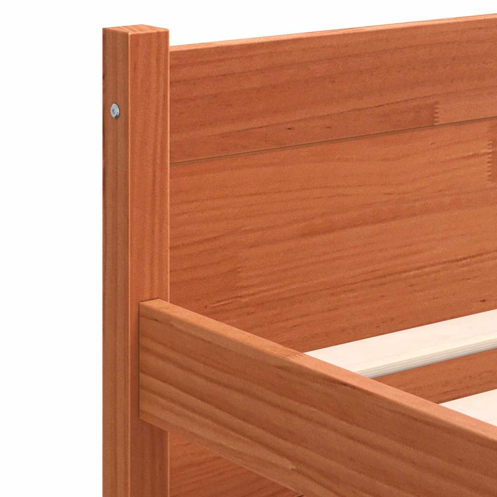 Struttura del letto Marrone cerato 205,5 x 185,5 x 51 cm | homemem39