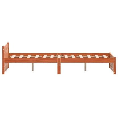 Struttura del letto Marrone cerato 205,5 x 205,5 x 51 cm | homemem39