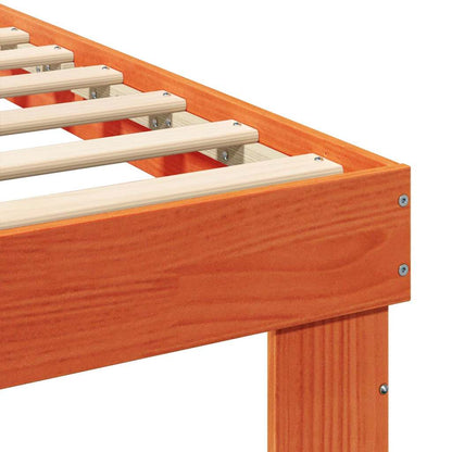 Struttura del letto Marrone 135 x 190 cm Pino massello | homemem39