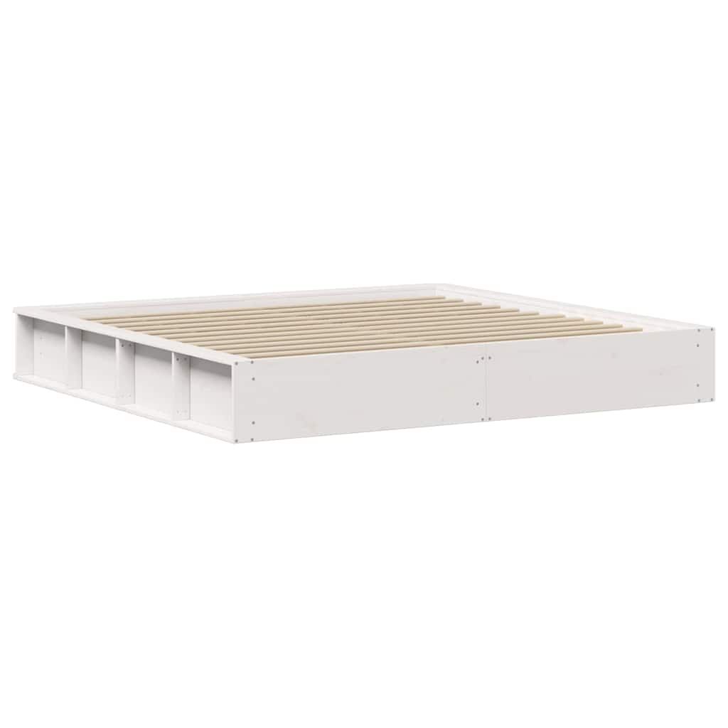 Struttura del letto Bianco 180 x 200 cm Pino massello | homemem39