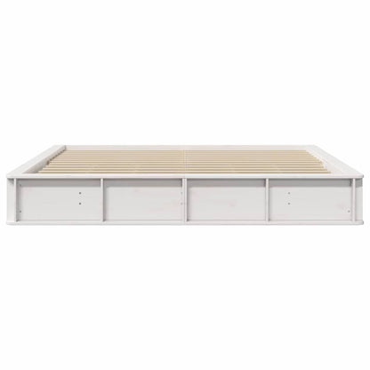 Struttura del letto Bianco 180 x 200 cm Pino massello | homemem39