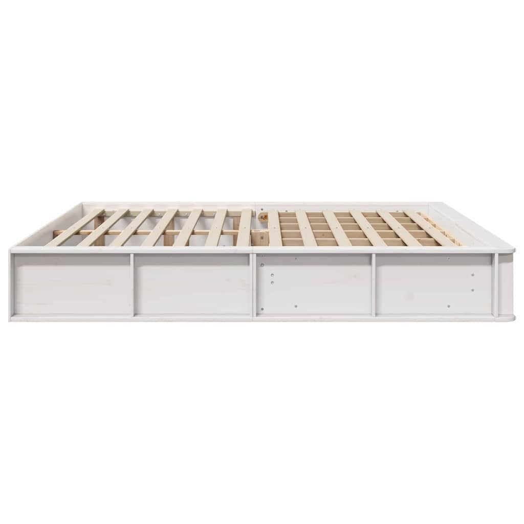Struttura del letto Bianco 180 x 200 cm Pino massello | homemem39