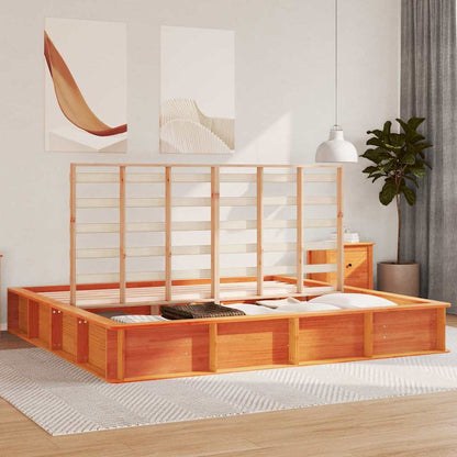 Struttura del letto Marrone cerato 180 x 200 cm Pino massello | homemem39