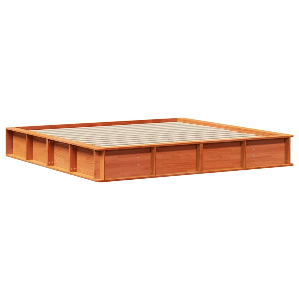 Struttura del letto Marrone cerato 180 x 200 cm Pino massello | homemem39