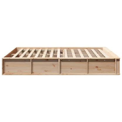 Struttura del letto Marrone 150 x 200 cm Pino massello | homemem39