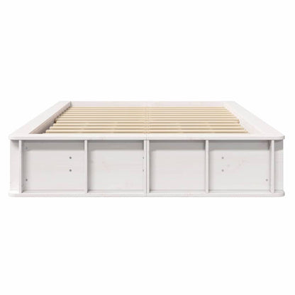 Struttura del letto Bianco 140 x 200 cm Pino massello | homemem39