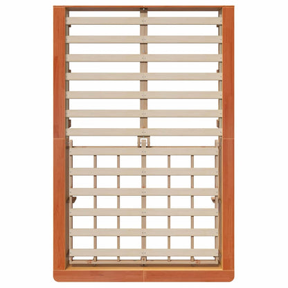 Struttura del letto Marrone cerato 140 x 200 cm Pino massello