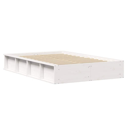 Struttura del letto Bianco 120 x 200 cm Pino massello | homemem39