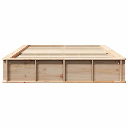 Struttura del letto Marrone 120 x 190 cm Pino massello | homemem39