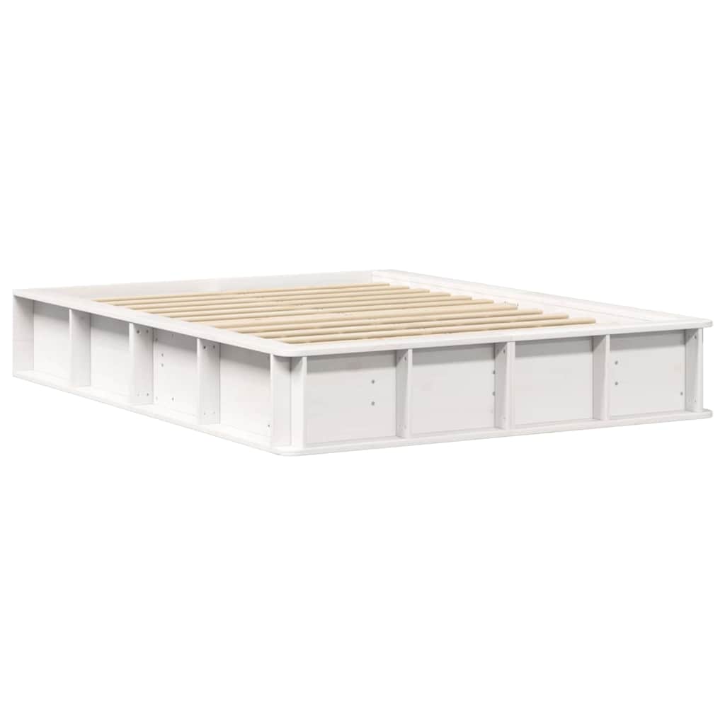Struttura del letto Bianco 120 x 190 cm Pino massello | homemem39