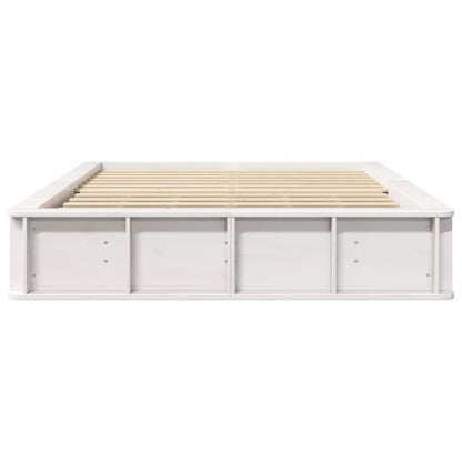 Struttura del letto Bianco 120 x 190 cm Pino massello | homemem39