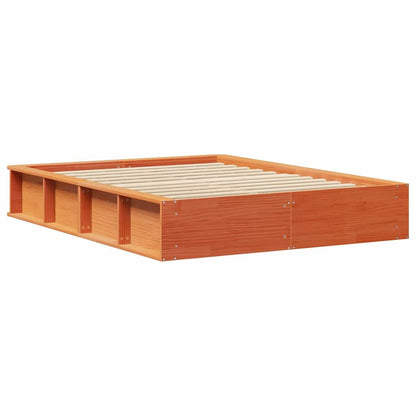 Struttura del letto Marrone cerato 120 x 190 cm Pino massello | homemem39