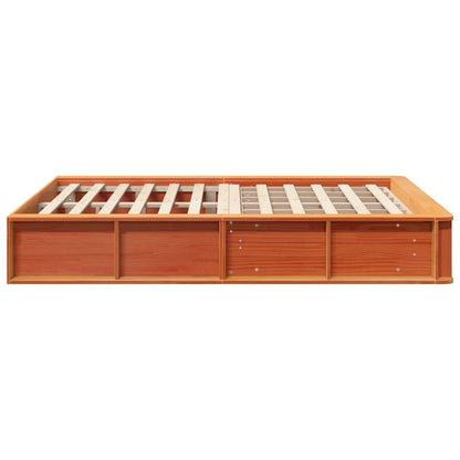 Struttura del letto Marrone cerato 120 x 190 cm Pino massello | homemem39
