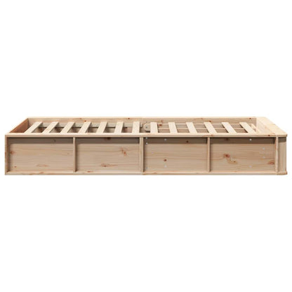 Struttura del letto Marrone 100 x 200 cm Pino massello | homemem39