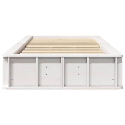 Struttura del letto Bianco 100 x 200 cm Pino massello | homemem39