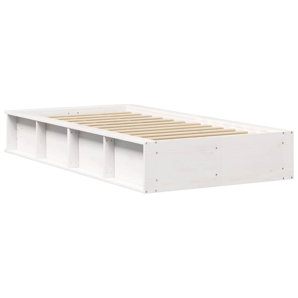 Struttura del letto Bianco 90 x 200 cm Pino massello | homemem39