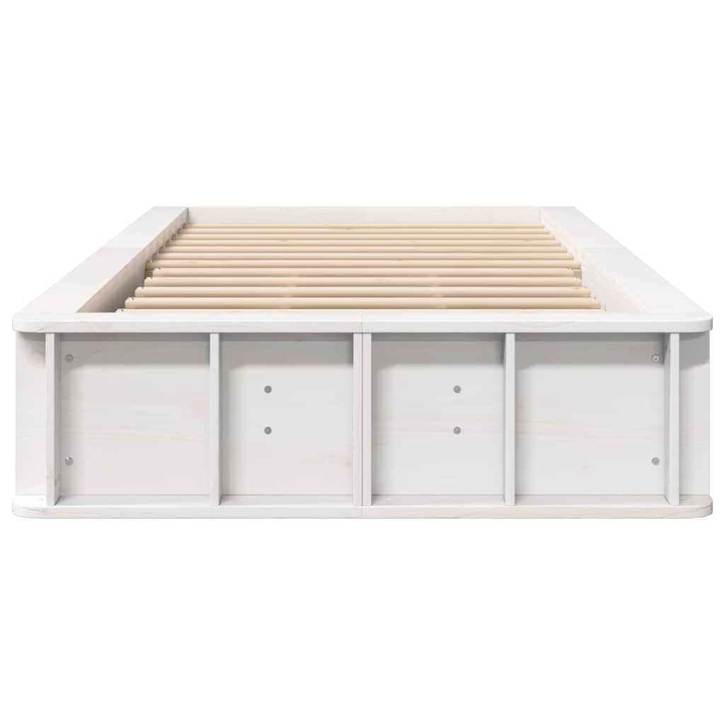Struttura del letto Bianco 90 x 200 cm Pino massello | homemem39