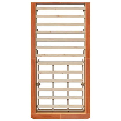 Struttura del letto Marrone cerato 90 x 200 cm Pino massello | homemem39