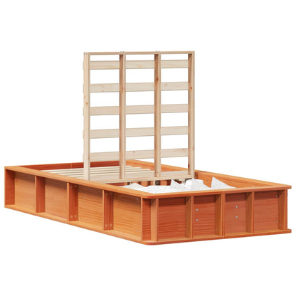 Struttura del letto Marrone cerato 80 x 200 cm Pino massello