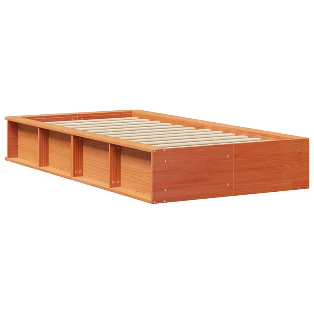 Struttura del letto Marrone cerato 80 x 200 cm Pino massello | homemem39