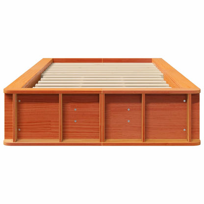 Struttura del letto Marrone cerato 80 x 200 cm Pino massello