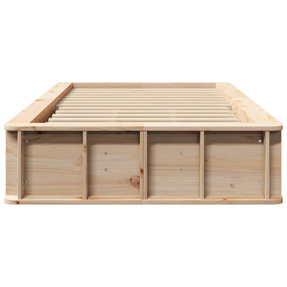 Struttura del letto Marrone 90 x 190 cm Pino massello | homemem39