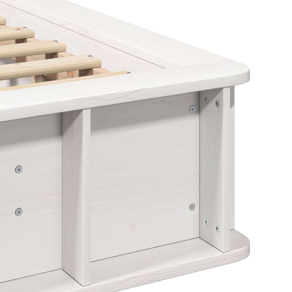 Struttura del letto Bianco 90 x 190 cm Pino massello | homemem39