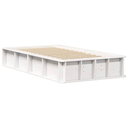 Struttura del letto Bianco 90 x 190 cm Pino massello | homemem39