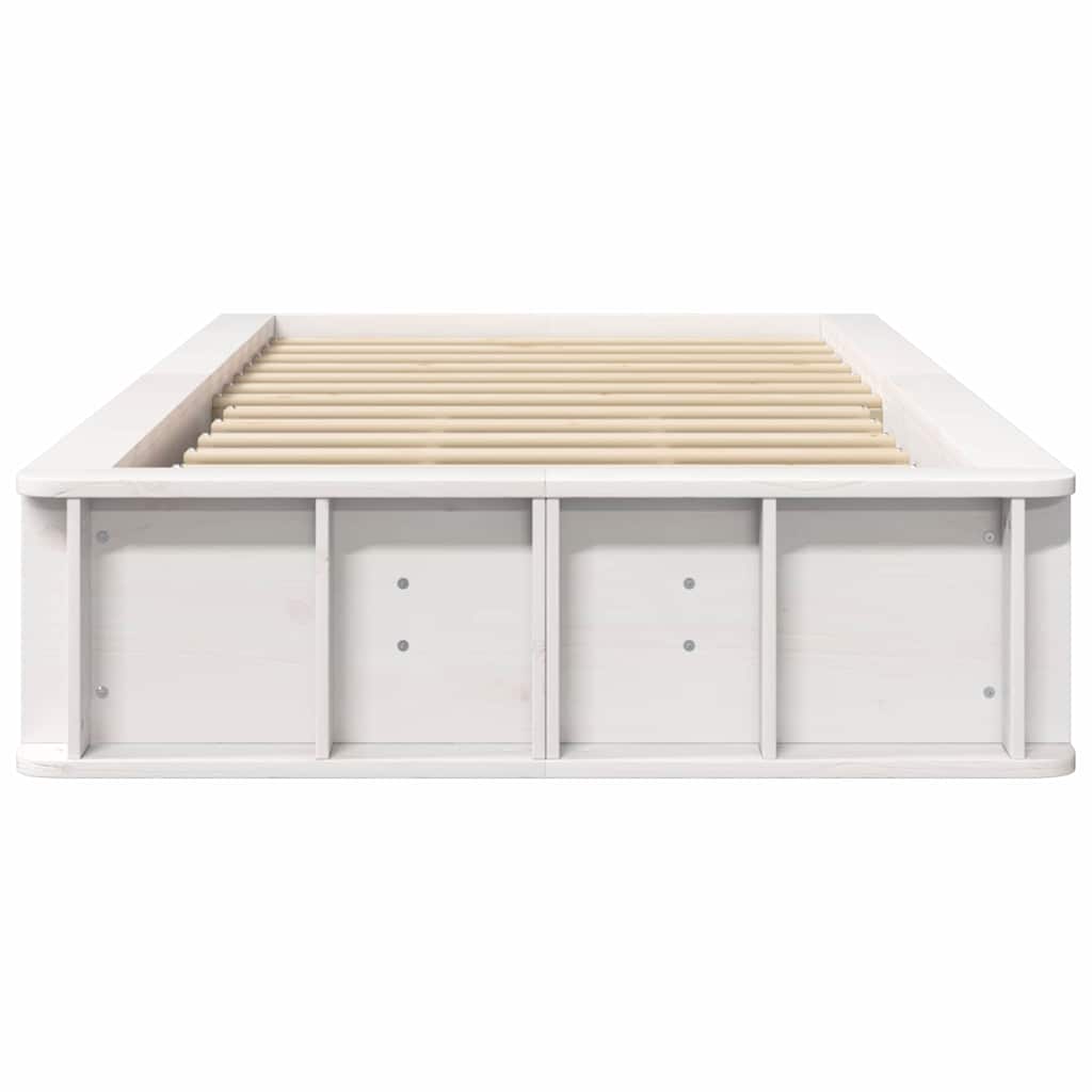 Struttura del letto Bianco 90 x 190 cm Pino massello | homemem39