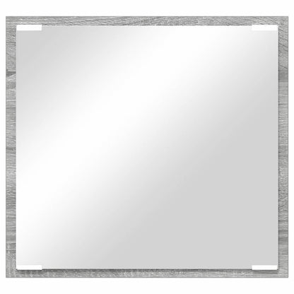 Specchio da bagno LED Grigio Sonoma 40 x 37 x 8.5 cm | homemem39