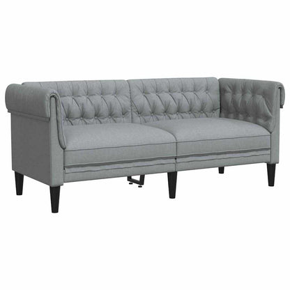 Divano per Soggiorno 2 pcs Grigio chiaro 201,5 x 74,5 x 74,5 cm | homemem39