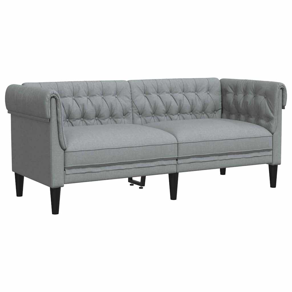 Divano per Soggiorno 3 pcs Grigio chiaro 201,5 x 74,5 x 74,5 cm | homemem39