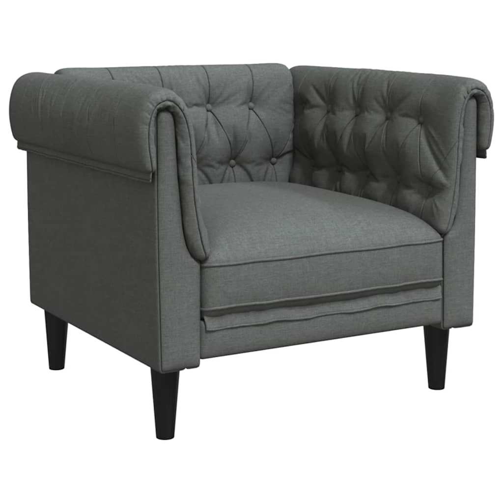 Divano per Soggiorno 3 pcs Grigio scuro 201,5 x 74,5 x 74,5 cm | homemem39