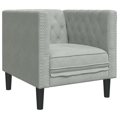 Divano per Soggiorno 3 pcs Grigio chiaro 194 x 74,5 x 70,5 cm | homemem39