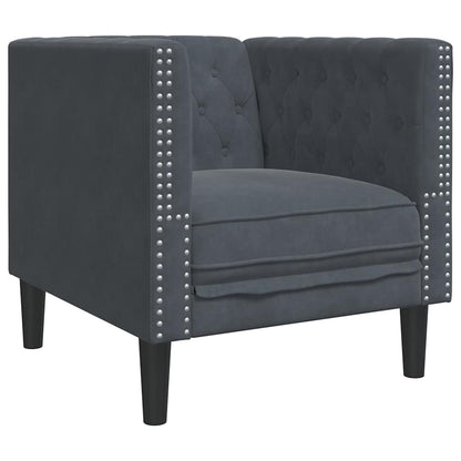 Divano per Soggiorno 3 pcs Grigio scuro 194 x 74,5 x 70,5 cm | homemem39